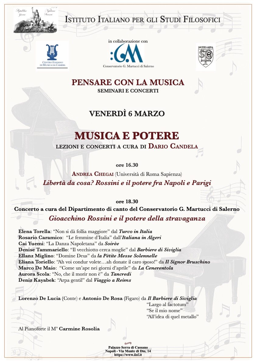 Pensare con la musica: Musica e potere
