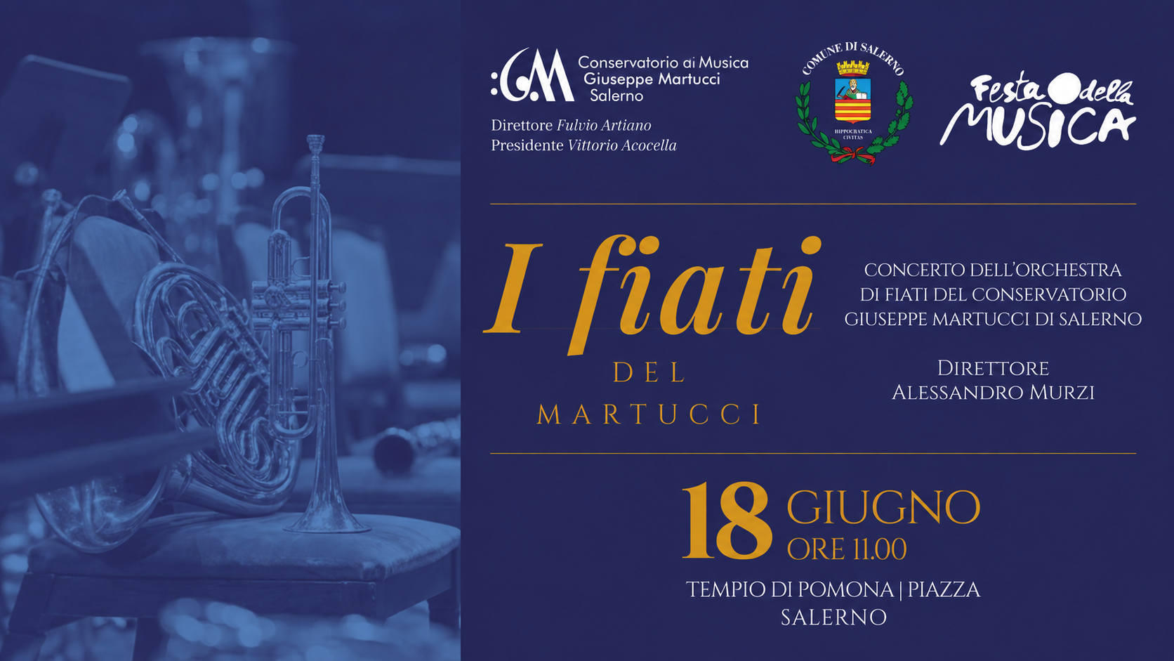 I Fiati del Martucci celebrano la Festa della Musica