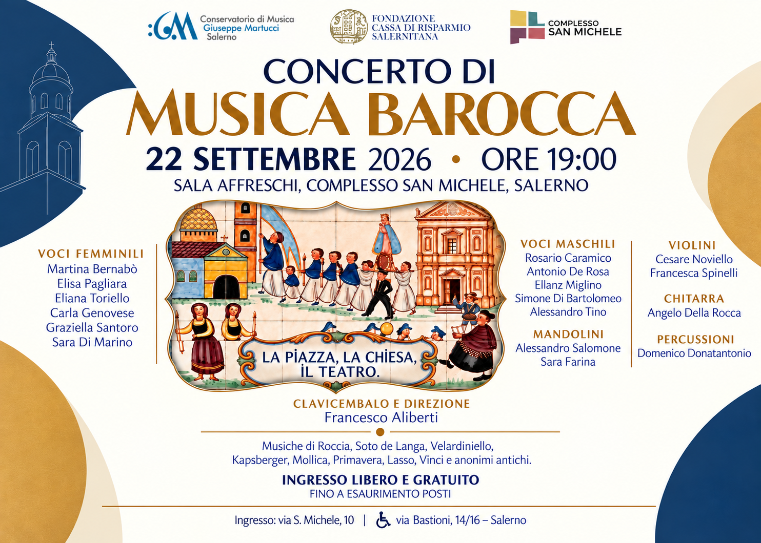 Musica barocca al Complesso San Michele