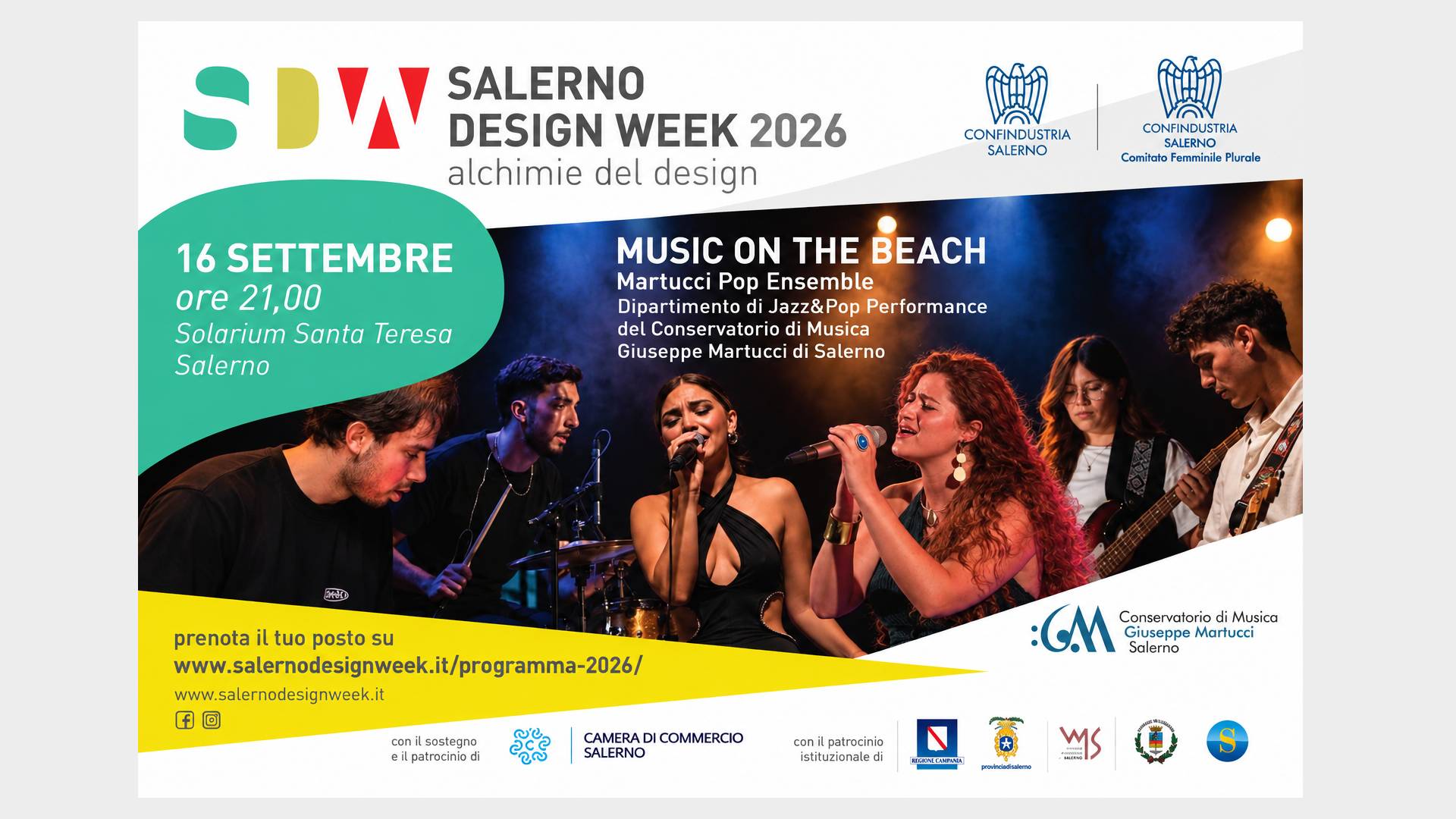 Il Martucci Pop Ensemble alla Salerno Design Week 2026